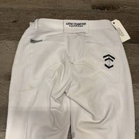 Euroseat Breeches *gc, stains, dingy, older, mnr threads

