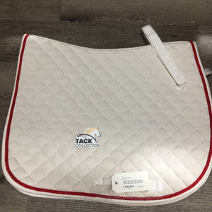 Quilt Jumper Saddle Pad, 1x piping, bling Canada Flag *vgc, clean, mnr stains, light piping rubs