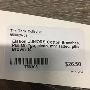 JUNIORS Cotton Breeches, Pull On *gc, clean, mnr faded, pills