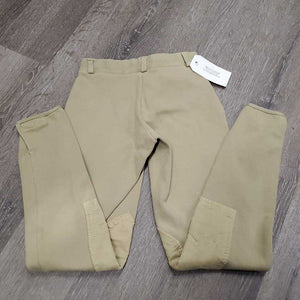 Hvy Cotton Breeches, Pull On *vgc, clean, mnr loose threads & knee puckers