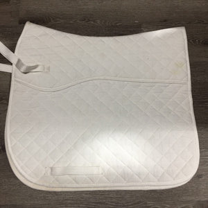 Double Back Quilt Dressage Pad *vgc, clean, staining, binding rubs/tears, mnr pills