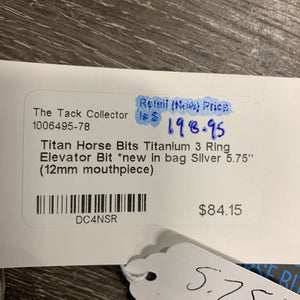 Titanium 3 Ring Elevator Bit *new in bag