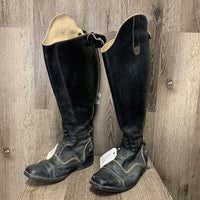 Pr Custom Field Boots, zips *gc, dirty, faded, dnets, scrapes, scratches, lining stains

