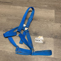 Thick Wide Soft Nylon Halter *gc, stains, dirt, hair, marker, faded, discolored edges
