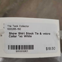 Show Shirt Stock Tie & velcro Collar *xc
