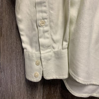 LS Show Shirt, 1 Button Collar *vgc, older, seam puckers
