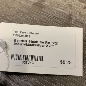 Beaded Stock Tie Pin *vgc