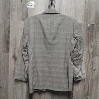 Show Jacket *fair, older, v.stained lining, v.crinkled/washed?, shortened sleeves