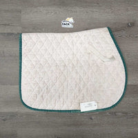 Quilt Jumper Saddle Pad *fair, clean, dingy, stained, rubbed torn binding, pills, puckered, faded
