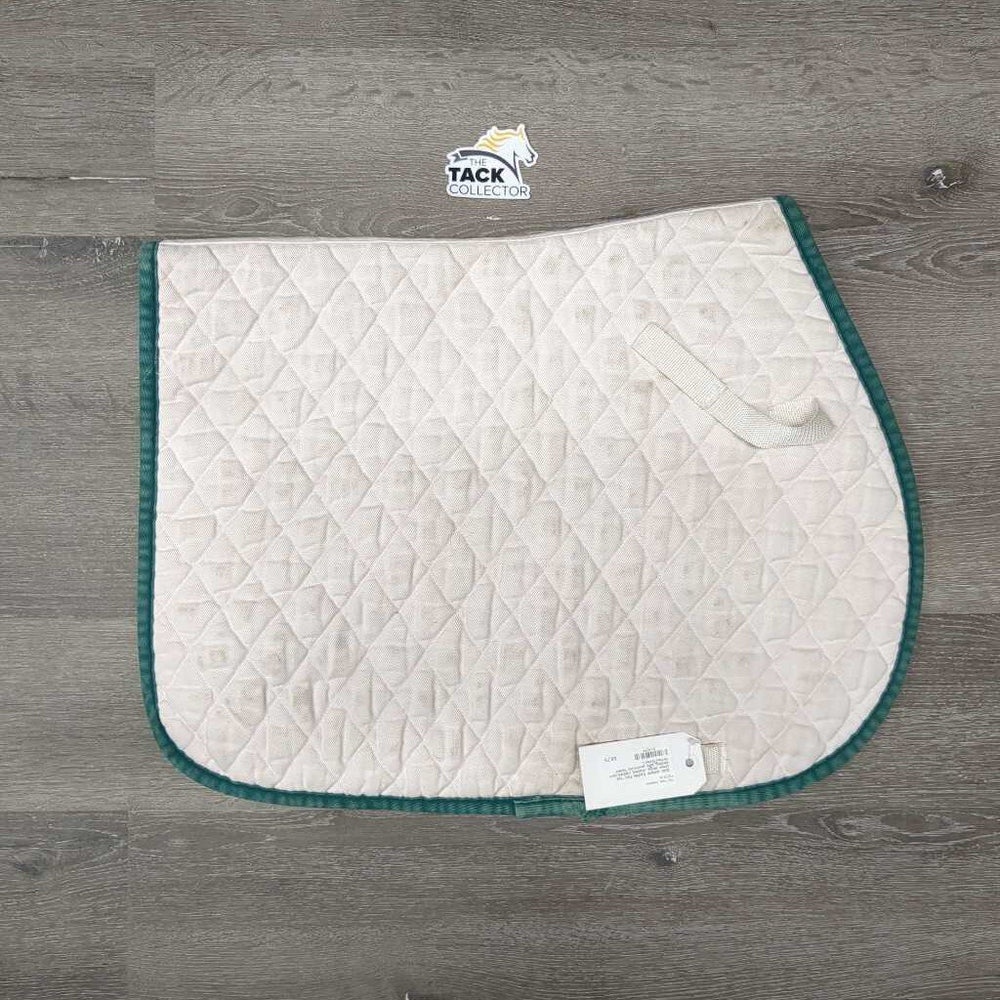 Quilt Jumper Saddle Pad *fair, clean, dingy, stained, rubbed torn binding, pills, puckered, faded