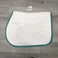 Quilt Jumper Saddle Pad *fair, clean, dingy, stained, rubbed torn binding, pills, puckered, faded
