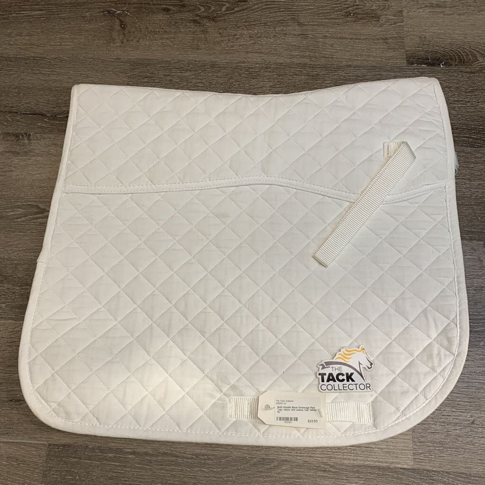Quilt Double Back Dressage Pad *vgc, clean, mnr stains, hair