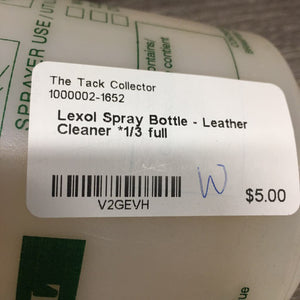 Spray Bottle - Leather Cleaner *1/3 full