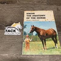 Know the Anatomy of the Horse by Donald Macdonald *stains, torn binding, written in, yellowed, rubs, bent corners
