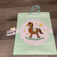 Glitter Rocking Horse Gift Bag
