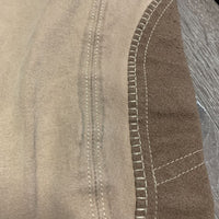 Euro Seat Breeches *loose threads, v.discolored/stained seat & legs, seam puckers, faded, undone stitching, stains
