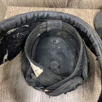 Pr Hoof Boots, Gaters *gc, scrapes, rubs, faded, hairy, pilly/rubbed edges, thin/peeled straps