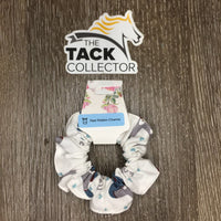 "Toy Horse" Cotton Hair Scrunchie, tag *new
