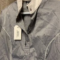 LS Show Shirt *older, wrinkles, seam puckers, dingy? collar, pills, gc
