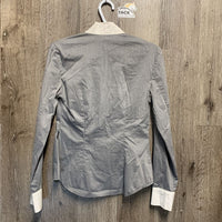 LS Show Shirt *older, wrinkles, seam puckers, dingy? collar, pills, gc

