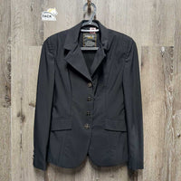 Technical Show Jacket, zipper, buttons, zip in collar *vgc, dusty, seam puckers, unfolded/creased Left collar/lapel