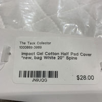 Cotton Half Pad Cover *new, bag