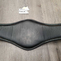 Anatomic Thick Wide Padded Dressage Girth, x2 els, Center D Ring *vgc, clean, faded, rubs, hairy seams, mnr dirt, hair, scratches
