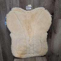 Cordura Rolled Fleece Edges Orthotic Thermo-Moldable Foam Half Pad *vgc, mnr dirt, hair, marker, creases, sm clumpy fleece
