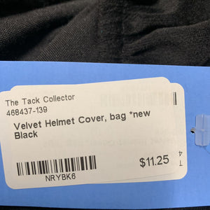 Velvet Helmet Cover, bag *new