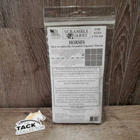 Scramble Squares Horse Puzzle, bag *vgc, mnr bent corners
