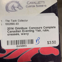 2014 Omnibus: Concours Complete Canadian Eventing *fair, rubs, creases, wavy