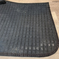 Quilt Jumper Saddle Pad *fair, dirt, stained, v. hairy, clumpy underside, rubbed torn edges, pills