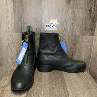 Zip Up Waterproof Paddock Boots *vgc, v. mnr dirt, sm toe and heel scuffs
