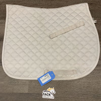 Thick Quilt Jumper Pad "Greenhawk", 1x piping *gc, mnr dirt, stained, hair, strong velcro, pills
