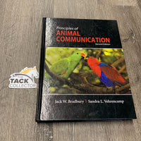 Principles of Animal Communication Text Book by Jack W. Bradbury Sandra L. Vehrencamp *vgc, mnr scratches & rubs
