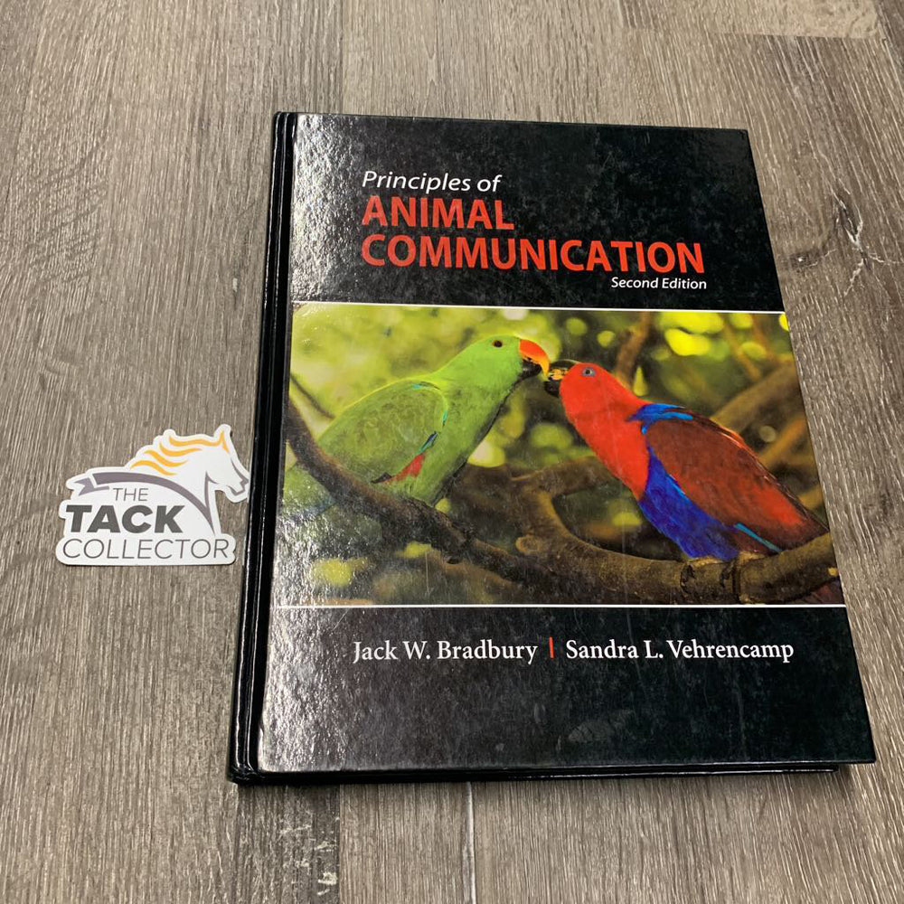 Principles of Animal Communication Text Book by Jack W. Bradbury Sandra L. Vehrencamp *vgc, mnr scratches & rubs