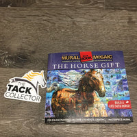 The Horse Gift Mural in a Book Mosaic *xc
