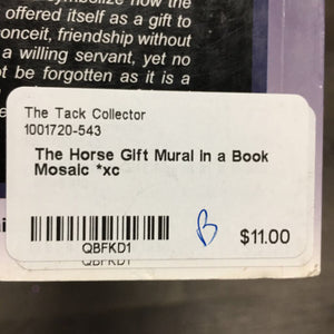 The Horse Gift Mural in a Book Mosaic *xc