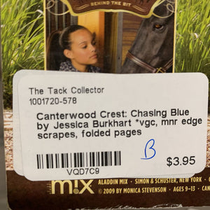 Canterwood Crest: Chasing Blue by Jessica Burkhart *vgc, mnr edge scrapes, folded pages
