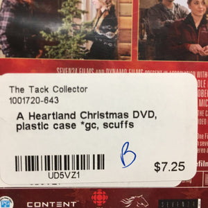 A Heartland Christmas DVD, plastic case *gc, scuffs