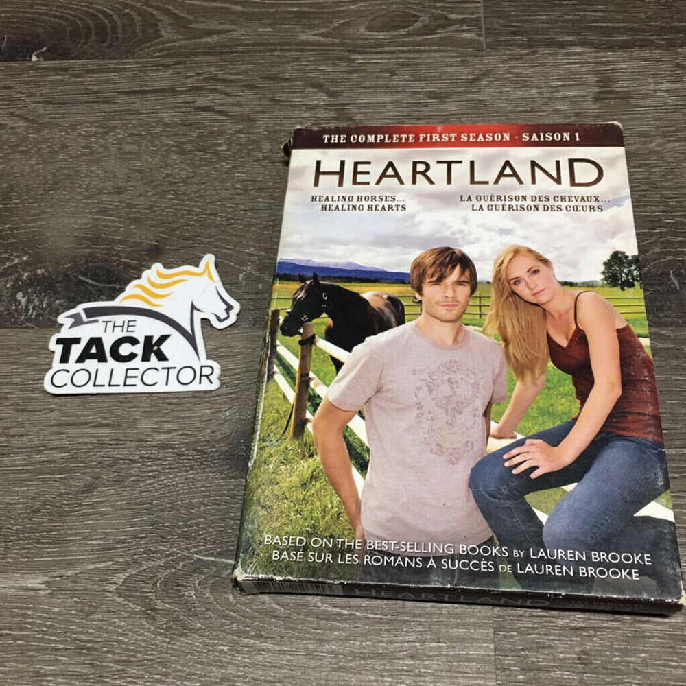 Heartland Complete First Season DVD Set, 2 Plastic Cases *gc, mnr scratches & dust, torn box edges