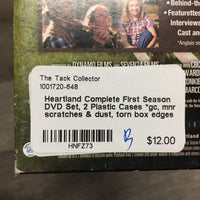 Heartland Complete First Season DVD Set, 2 Plastic Cases *gc, mnr scratches & dust, torn box edges
