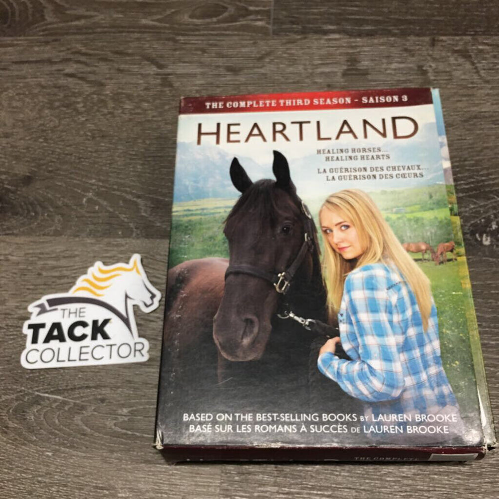 Heartland Complete Third Season DVD Set *gc, mnr scratches, MISSING disc 2, torn edges
