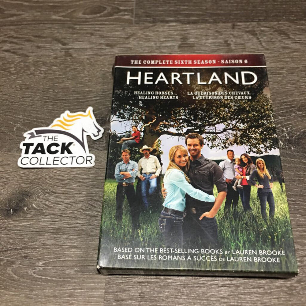 Heartland Complete Sixth Season DVD Set, 3 plastic cases *gc, mnr scratches & dust, torn case