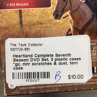 Heartland Complete Seventh Season DVD Set, 3 plastic cases *gc, mnr scratches & dust, torn case
