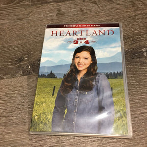 Heartland Complete Ninth Season DVD Set, 3 plastic cases *gc, mnr scratches & dust, torn case *vgc, mnr scratches