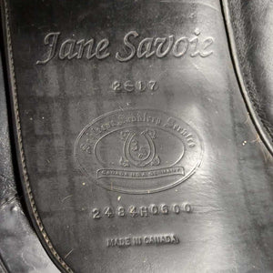 17 *set wide/xw 6" Schleese Jane Savoie Dressage, Wool Flocked, Med Front Blocks, Rear Gusset Panels, Flaps: 16"L x 12"W Serial #: 2-17 2484H0600