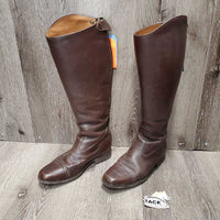 Pr Dress Boots, Zips *gc, mnr scuffs & stains, scrapes, rubs, clean, film