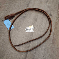 1 ONLY Leather Split Rein, water loop *vgc, stained, mnr scratches, rubs