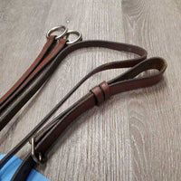 Leather Running Martingale *vgc, mnr dirt, sm rubber cracks, loose keeper stitch
